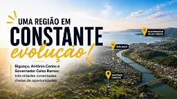 Bigua�u, Ant�nio Carlos e Governador Celso Ramos: uma regi�o em crescimento